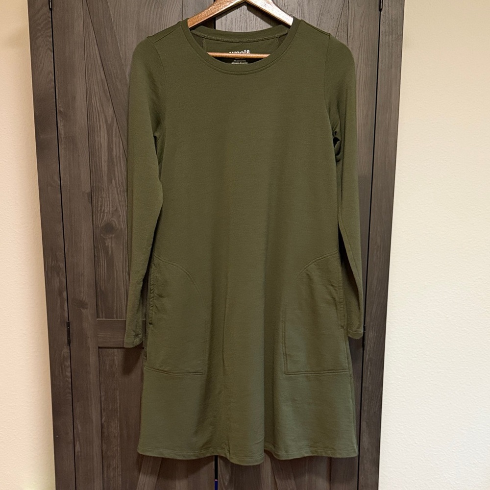 Wool& Eliza Swing Dress Forrest Night